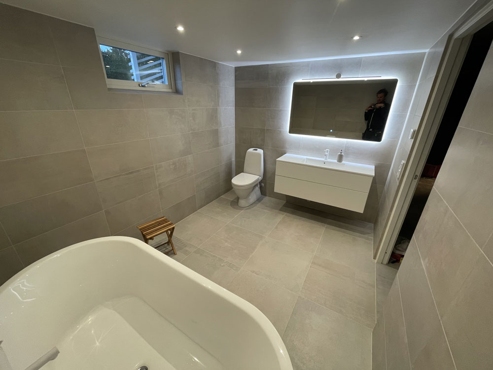 Renovering av badrum