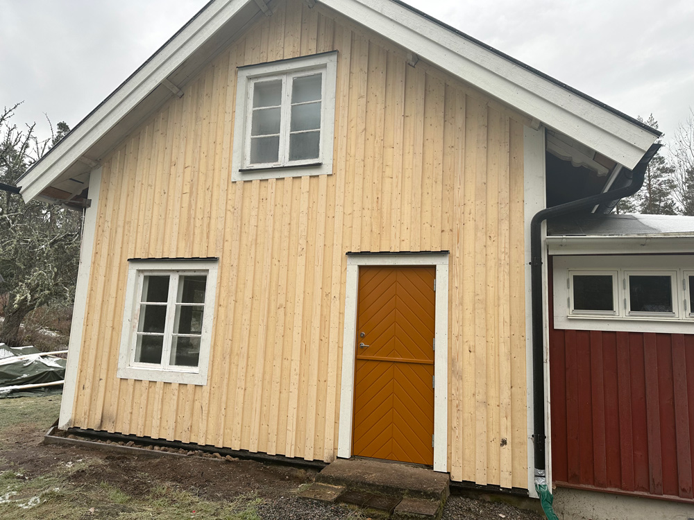 Renovering av en entré