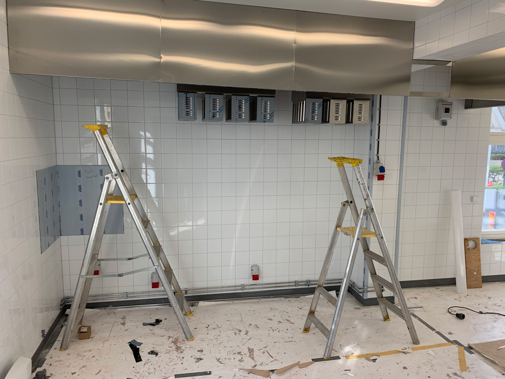 Renovering av restaurang