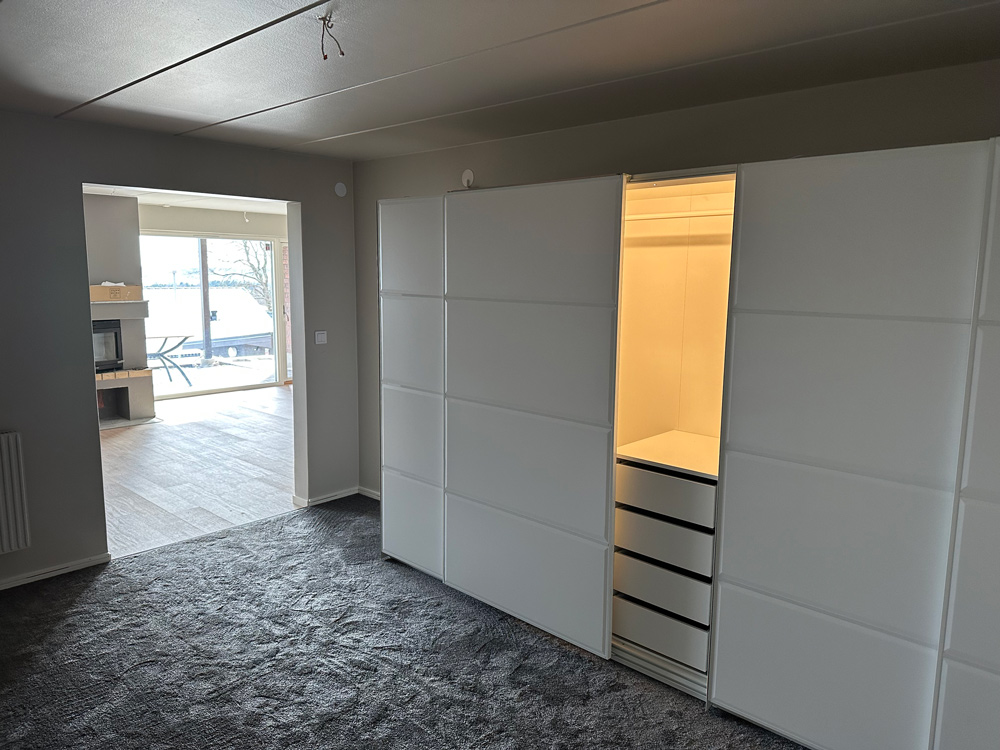 Renovering av sovrum