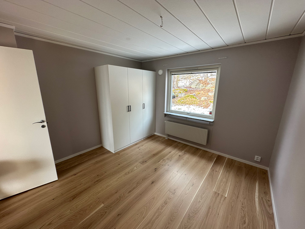 Renovering av sovrum
